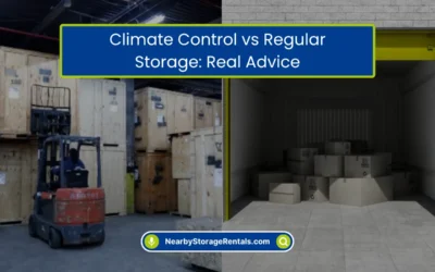 Climate Control vs Regular Storage: Real Advice (2026)