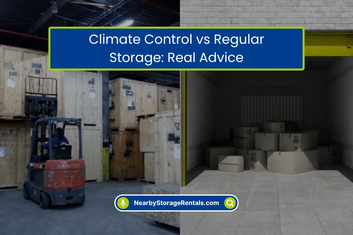 Climate vs Regular Storage Expert Tips