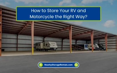 How to Store Your RV and Motorcycle the Right Way? (2026)