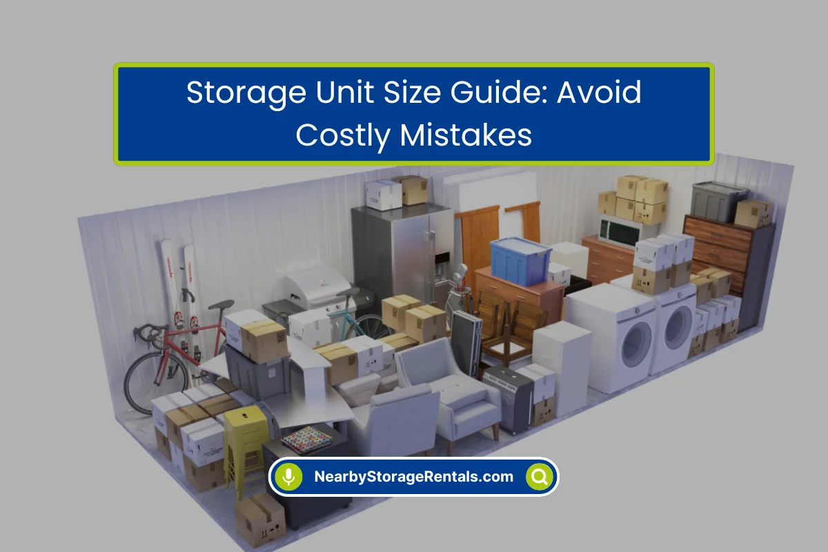 Storage Unit Guide Pick the Right Size & Save Storage Unit Guide Pick the Right Size & Save