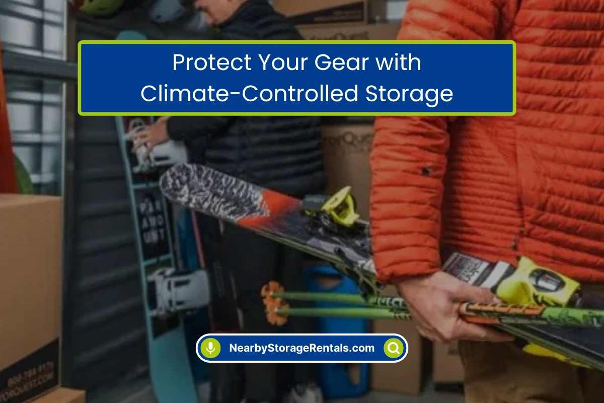 Store Your Gear Safely with Climate Control Store Your Gear Safely with Climate Control
