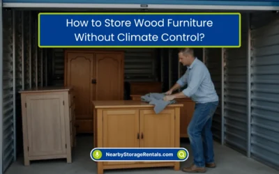 How to Store Wood Furniture Without Climate Control? (2026)