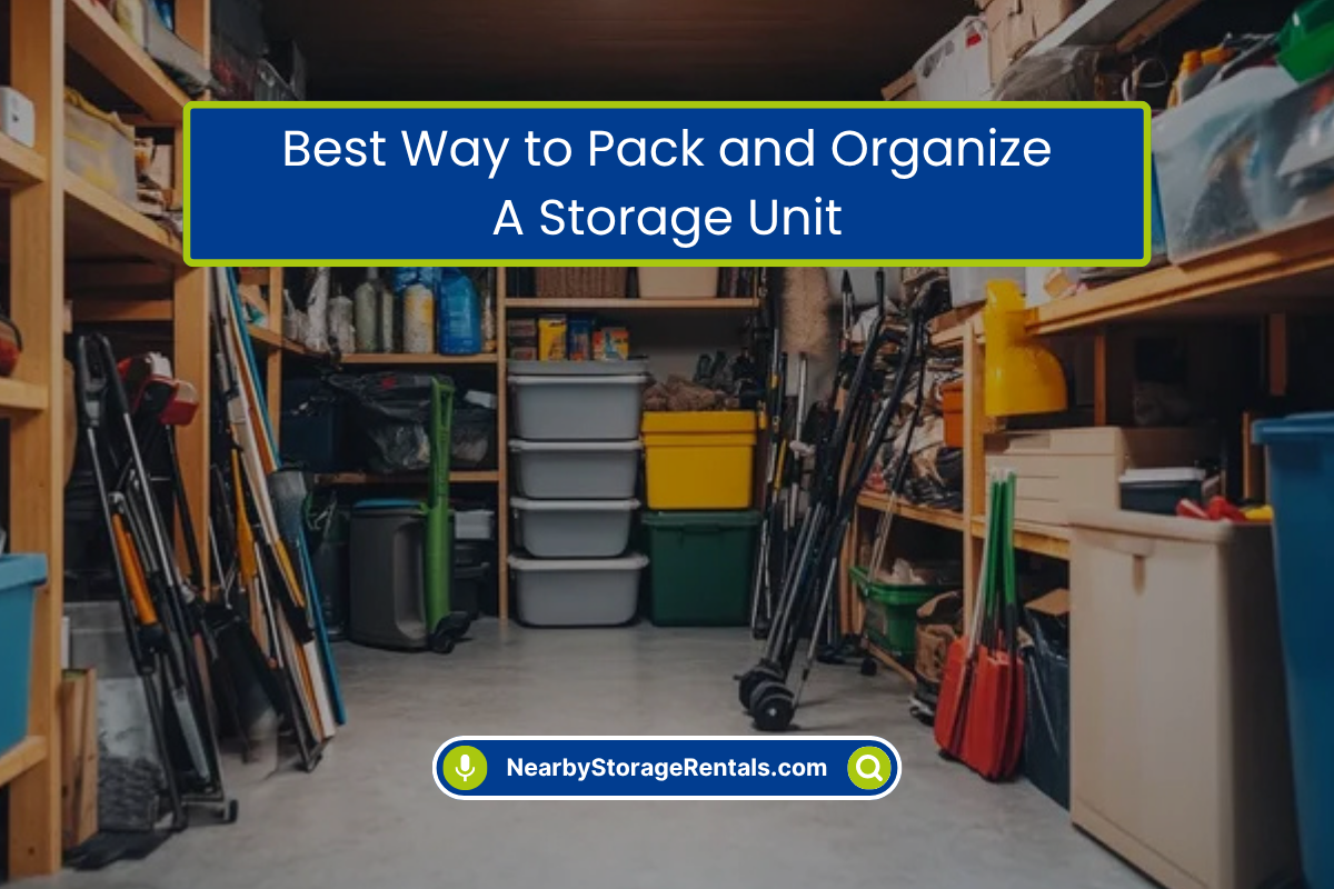 Tips for Packing and Organizing Storage Units