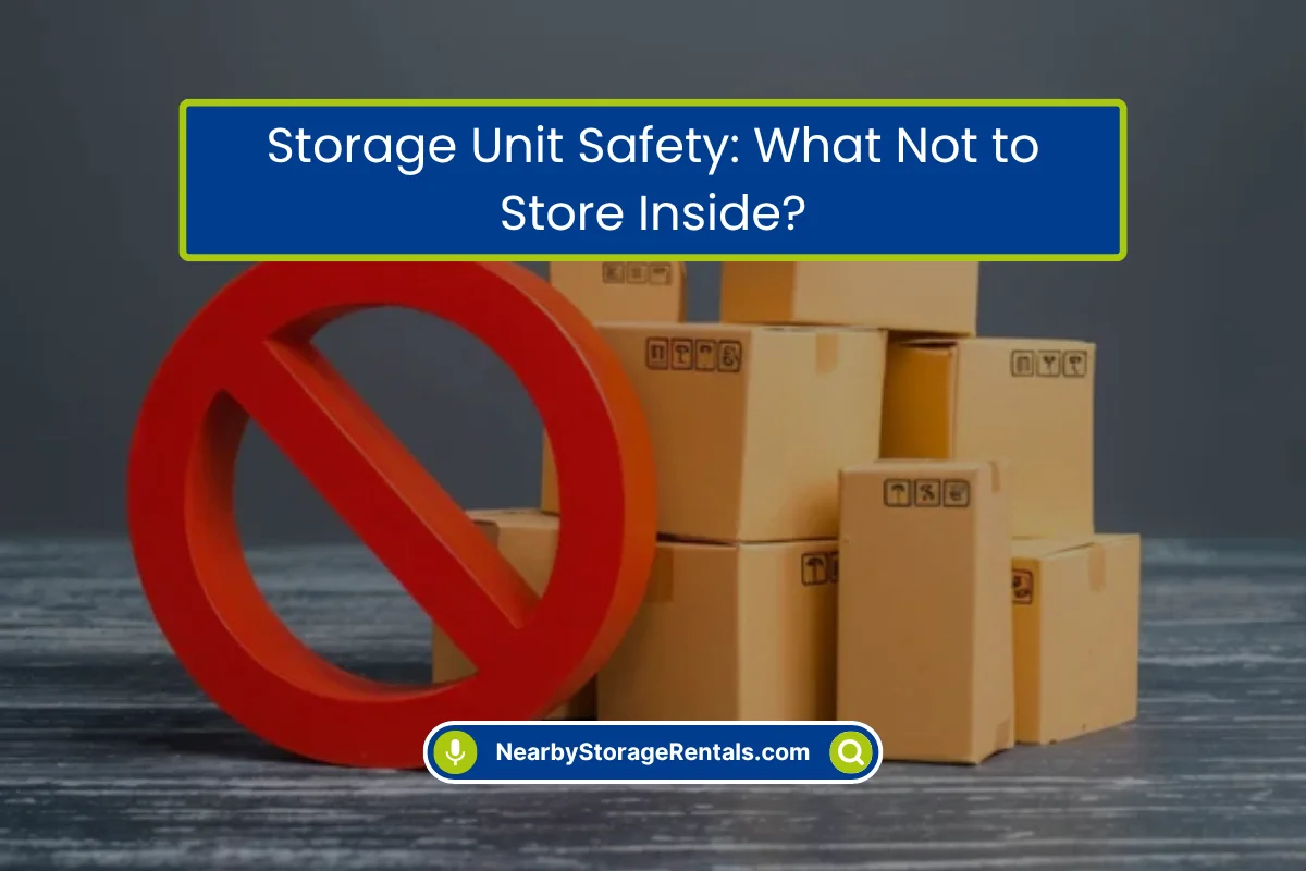 What Not to Keep in Your Storage Unit What Not to Keep in Your Storage Unit
