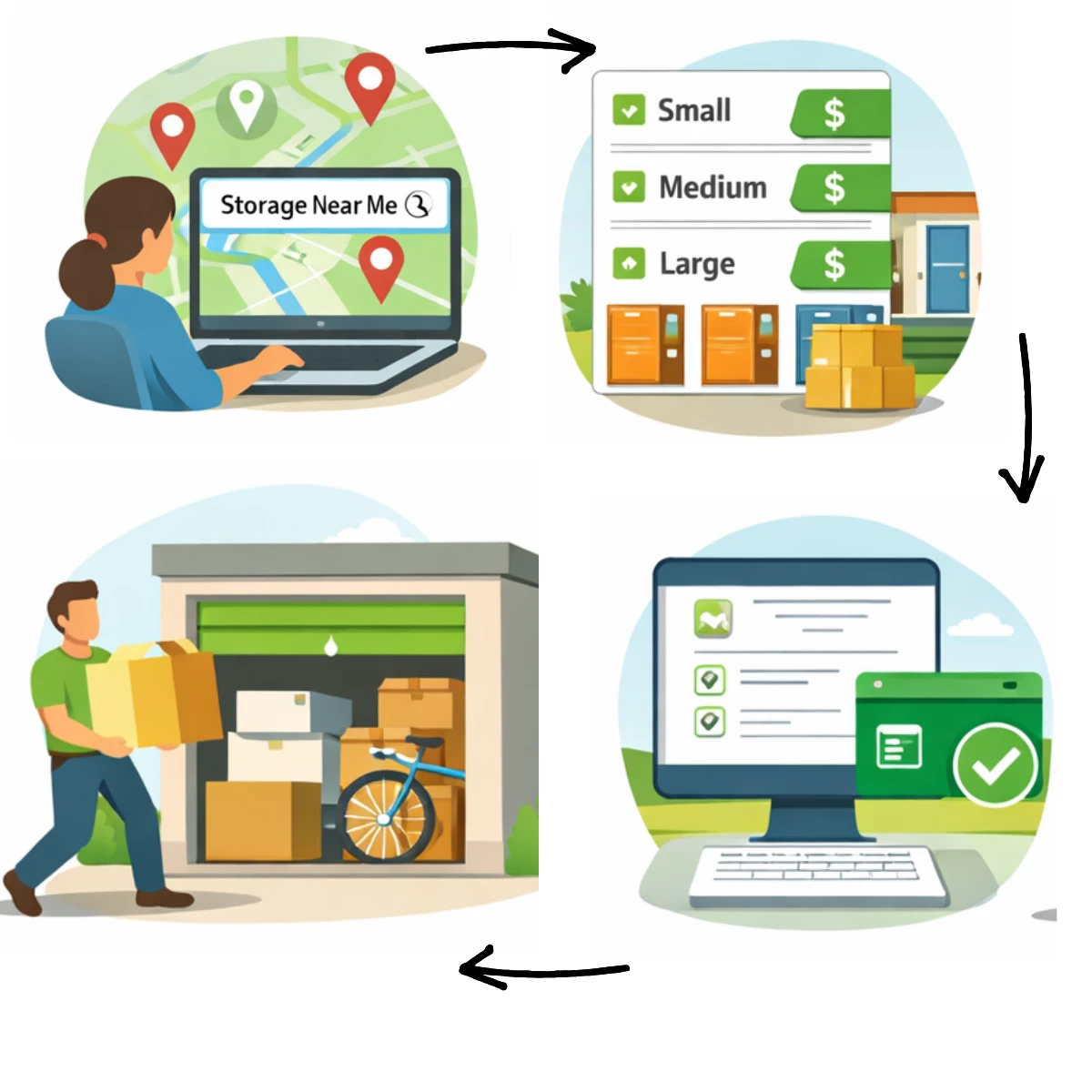 storage rental complete process