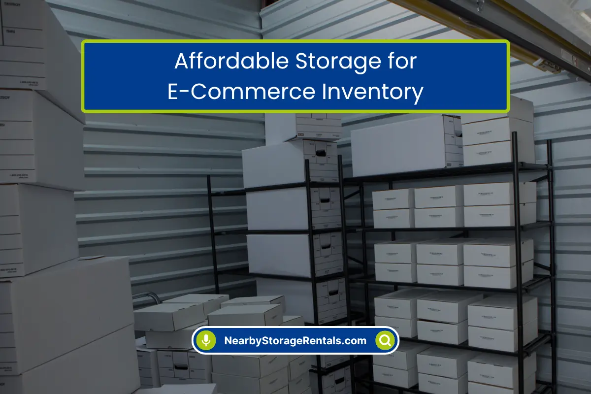 Affordable Inventory Storage for E-Commerce Businesses Affordable Inventory Storage for E-Commerce Businesses