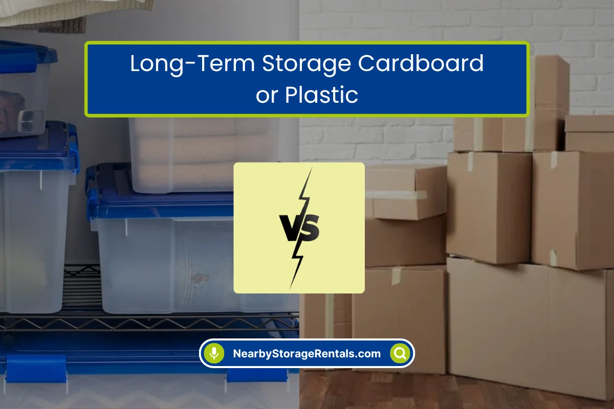 Best for Long-Term Storage Plastic or Cardboard Best for Long-Term Storage Plastic or Cardboard