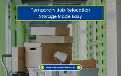 Temporary Job Relocation Storage Made Easy (2026)