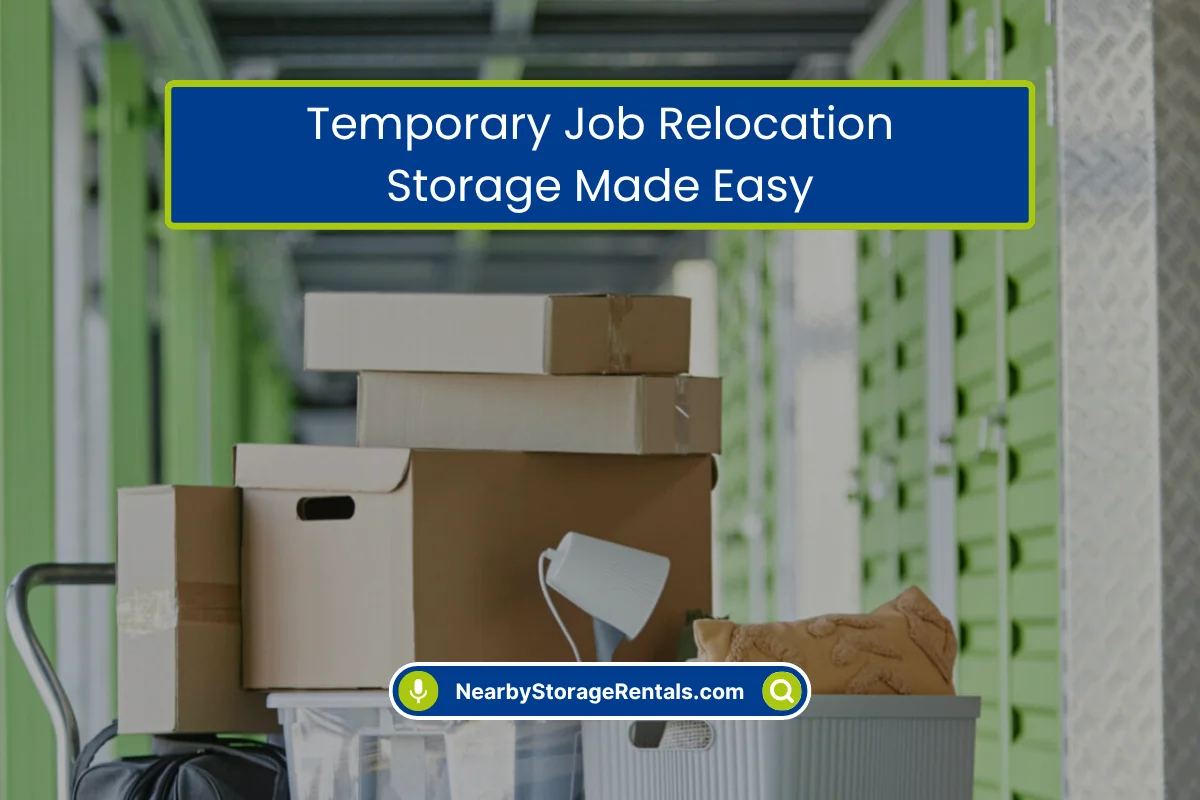 Easy Storage for Temporary Job Relocation