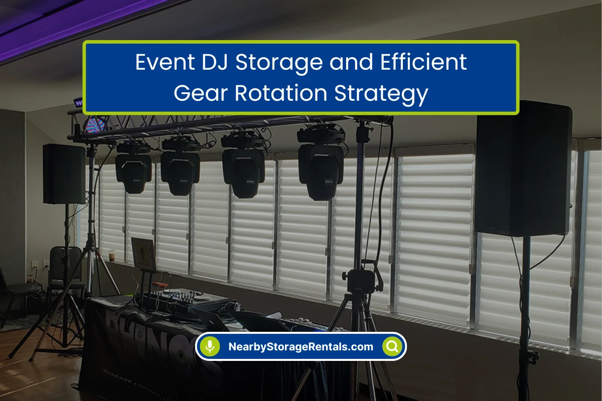 Event DJ Storage and Gear Rotation Strategy