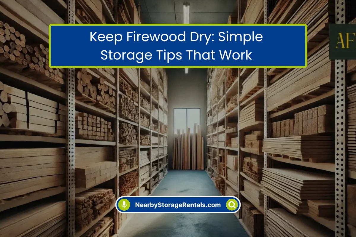 Firewood Storage Simple Tips to Stay Dry