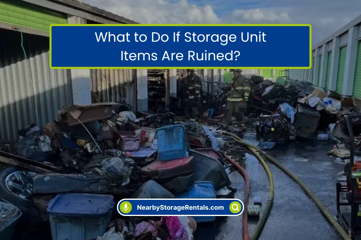How to Handle Ruined Items in a Storage Unit How to Handle Ruined Items in a Storage Unit