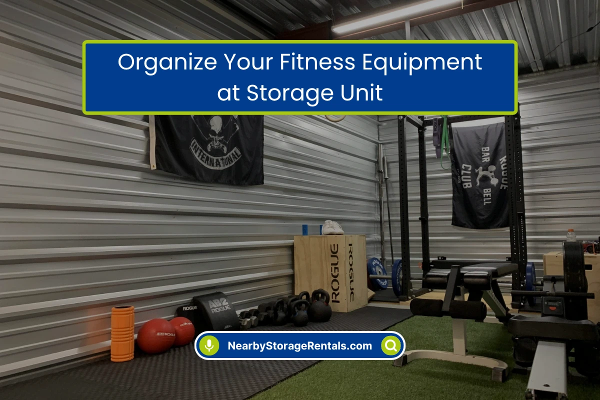 Organize Fitness Equipment in Your Storage Unit Organize Fitness Equipment in Your Storage Unit
