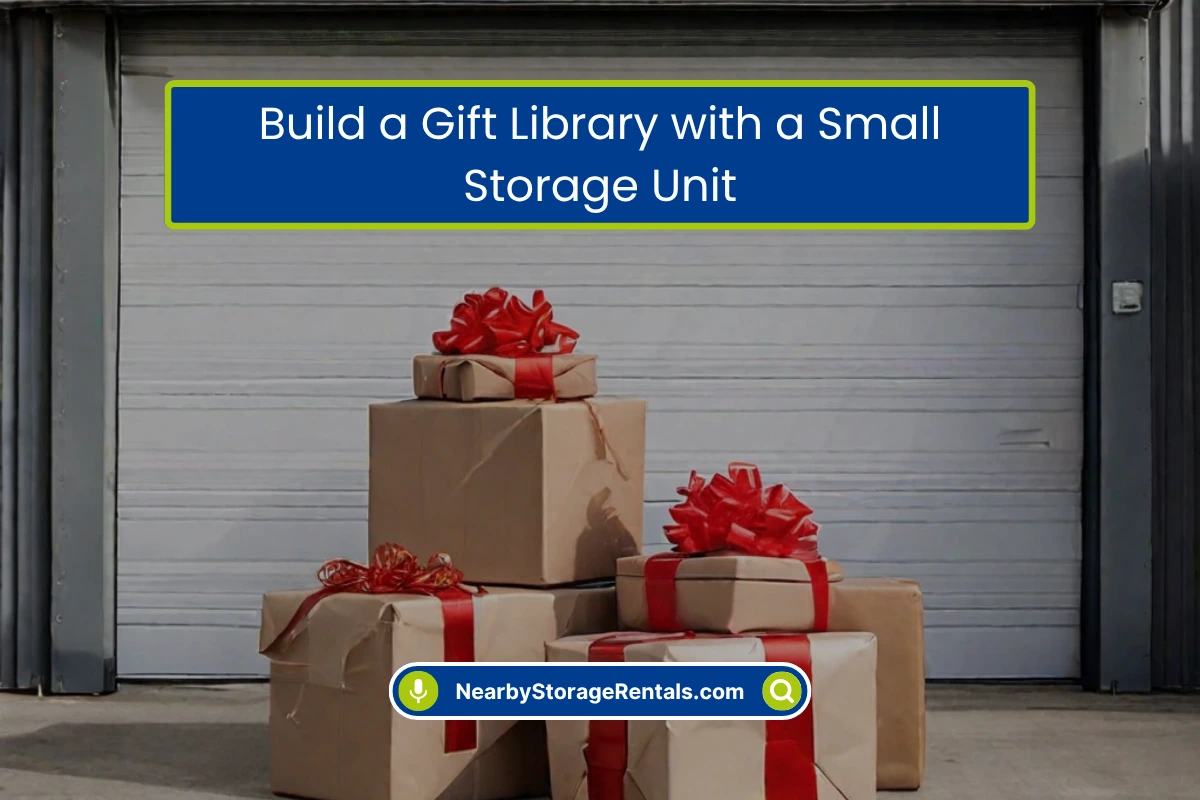 Organize a Gift Library with a Small Storage Unit Organize a Gift Library with a Small Storage Unit