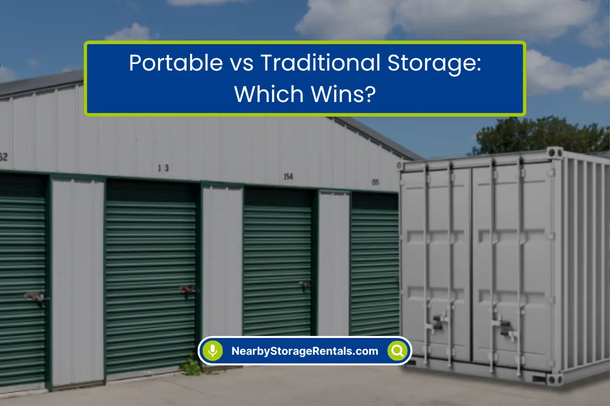 Portable vs Traditional Storage What Works Best Portable vs Traditional Storage What Works Best