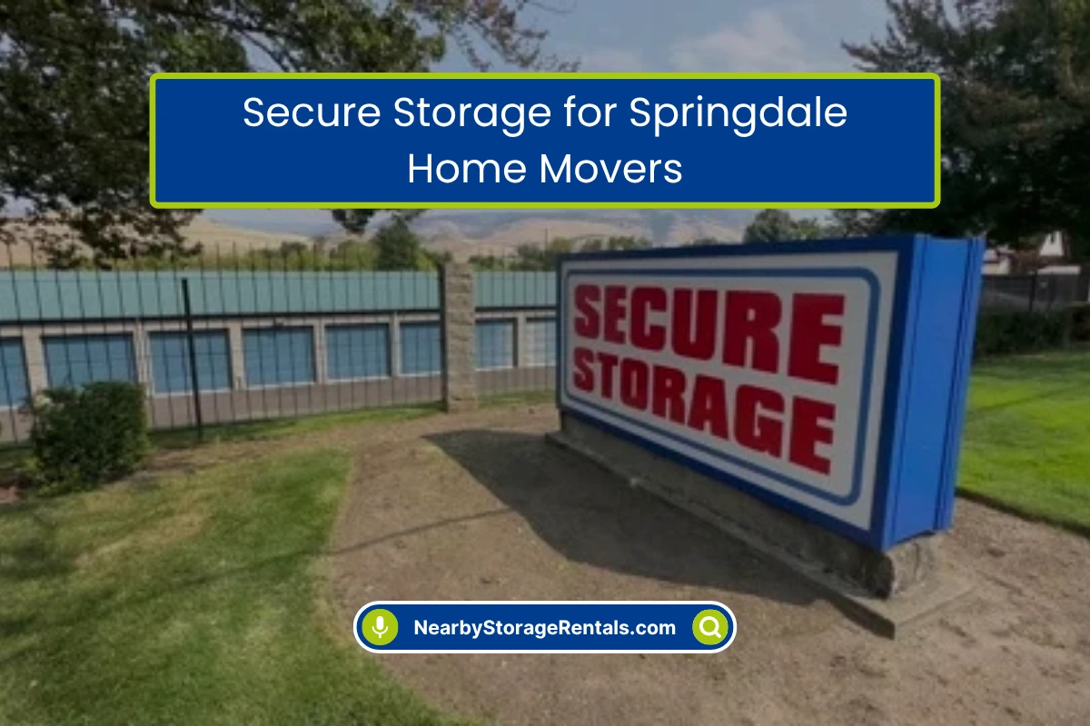 Secure Self Storage for Springdale Residents Secure Self Storage for Springdale Residents