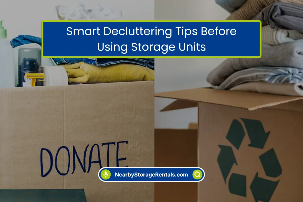 Smart Ways to Declutter Before Using a Storage Unit Smart Ways to Declutter Before Using a Storage Unit