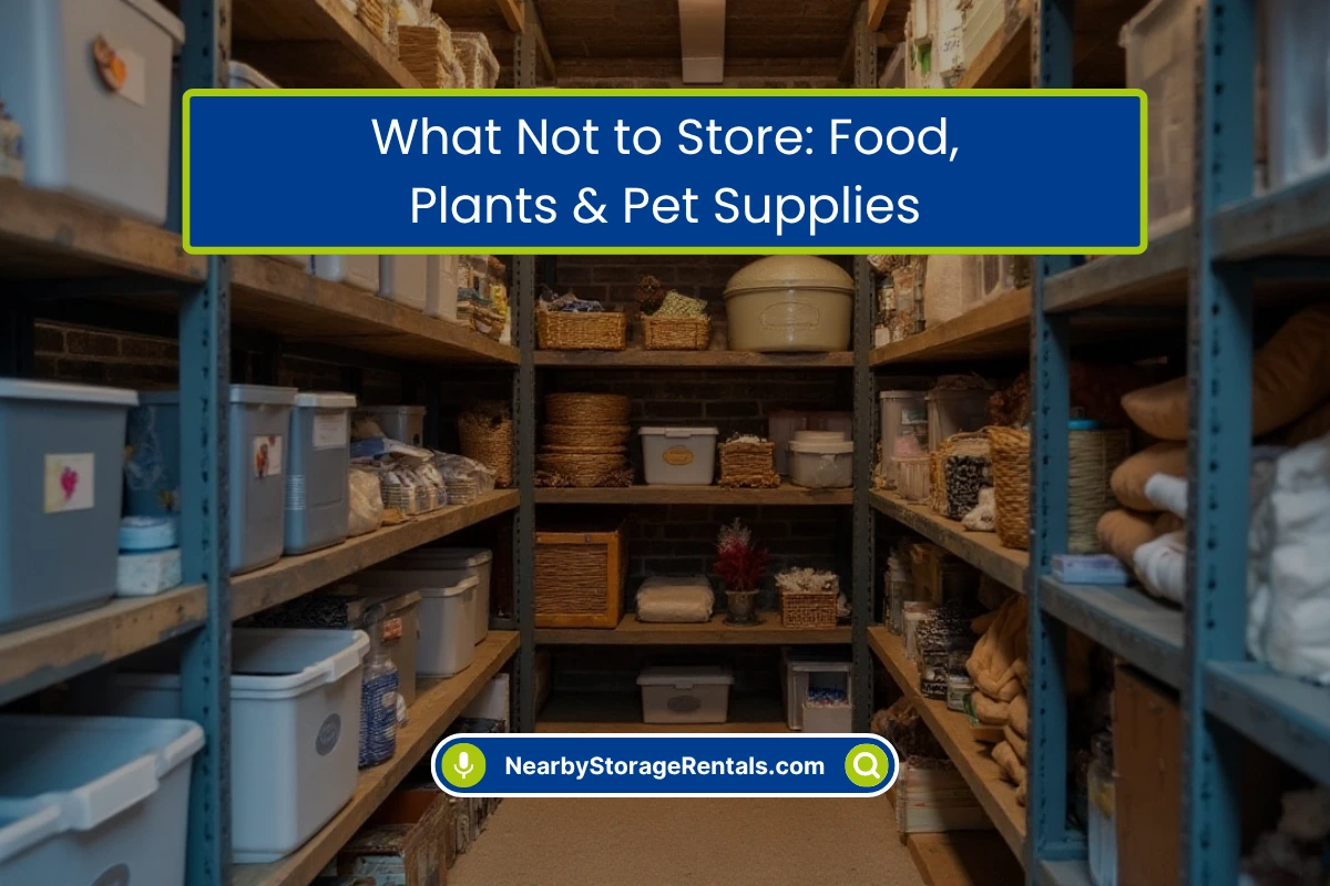 Storage Mistakes Food, Plants, and Pet Supplies