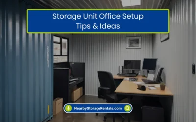 Storage Unit Office Setup Tips & Ideas (2026)
