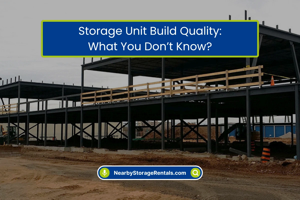 Storage Unit Build Quality What Most People Miss