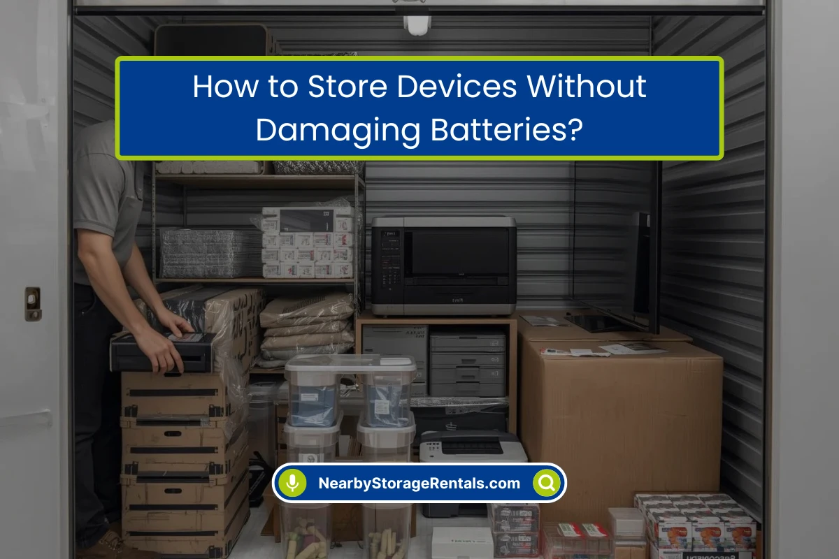 Store Devices Without Damaging Batteries