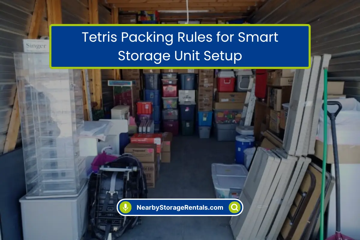 Tetris Packing Tricks for Organized Storage Units