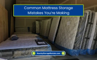 Common Mattress Storage Mistakes You’re Making (2026)
