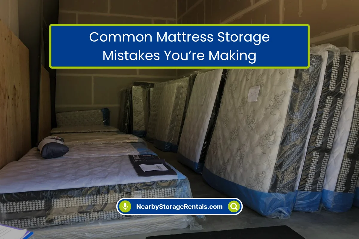Top Mattress Storage Mistakes to Avoid