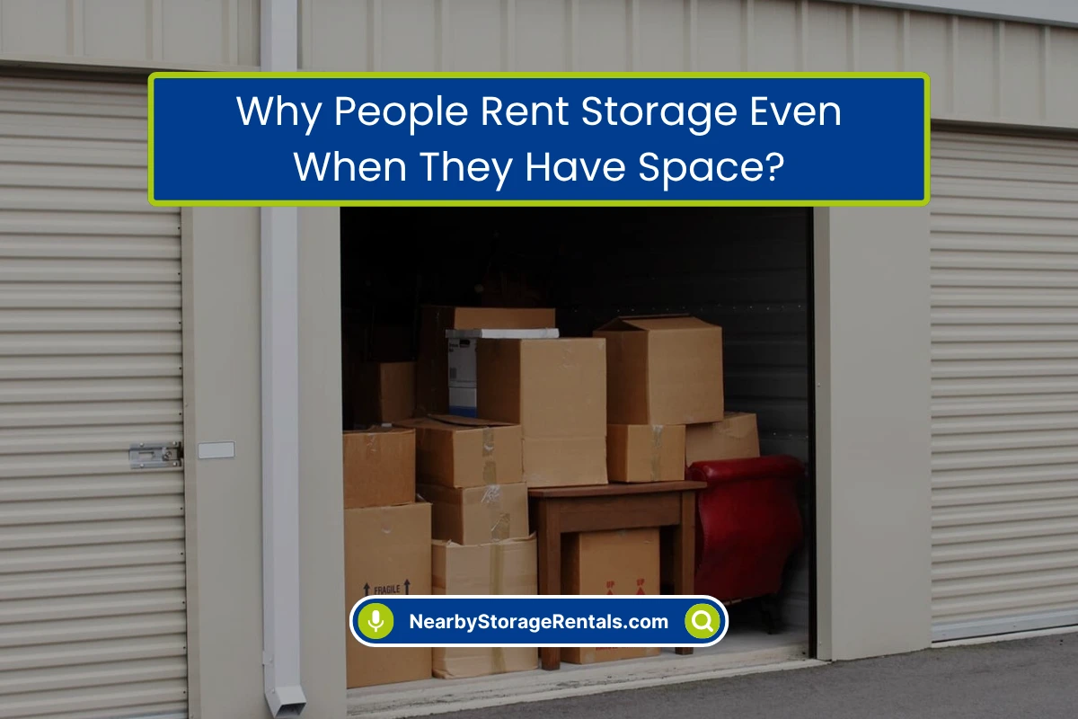 Why Do People Rent Storage When They Have Space Why Do People Rent Storage When They Have Space