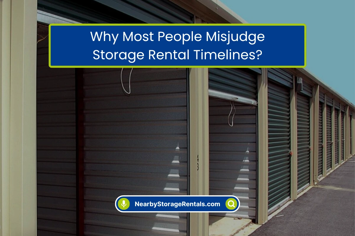 Why People Often Misjudge Storage Rental Timelines Why People Often Misjudge Storage Rental Timelines