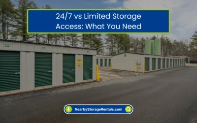 24/7 vs Limited Storage Access: What You Need (2026)