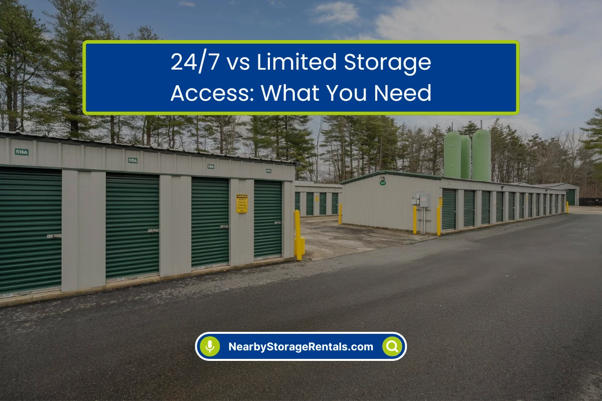 247 vs Limited Storage Access Which Is Best 247 vs Limited Storage Access Which Is Best