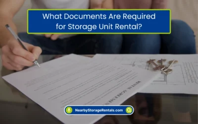 What Documents Are Required for Storage Unit Rental? (2026)