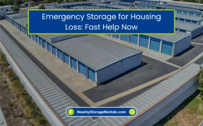 Emergency Storage for Housing Loss: Fast Help Now (2026)