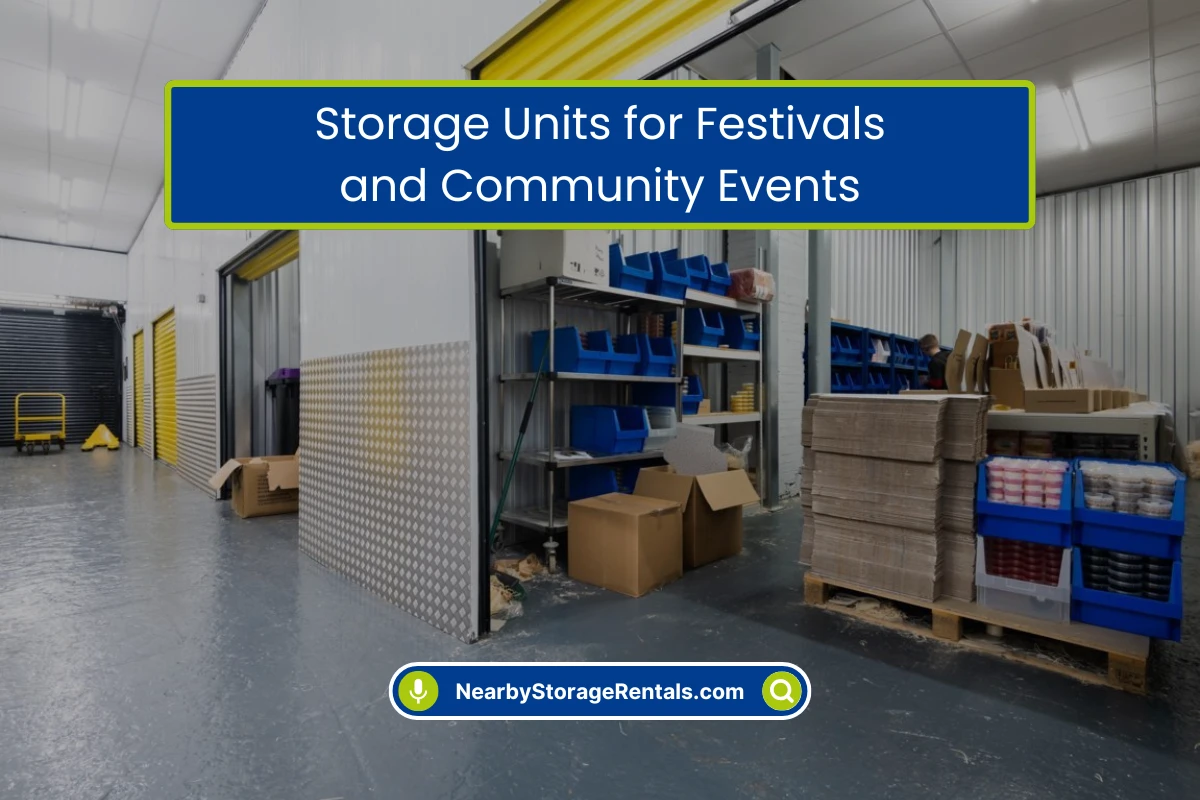 Event Storage Solutions for Community Events