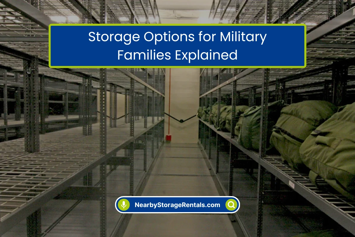 Flexible Storage for Military Families Explained