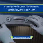 How Storage Unit Doors Affect Usable Space