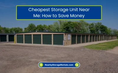 Cheapest Storage Unit Near Me: How to Save Money (2026)