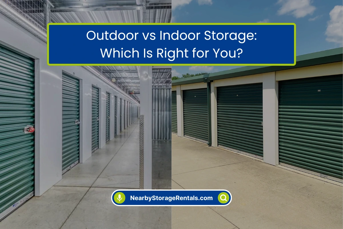 Indoor vs Outdoor Storage Units What to Know