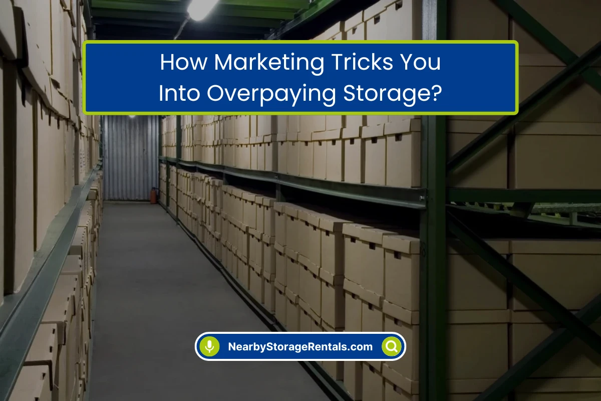 Marketing Tricks You Into Overpaying Storage Unit