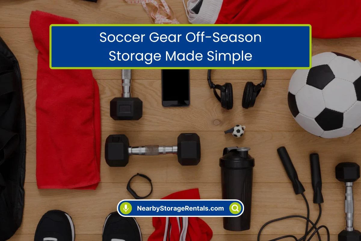Soccer Gear Off-Season Storage Made Easy Soccer Gear Off-Season Storage Made Easy