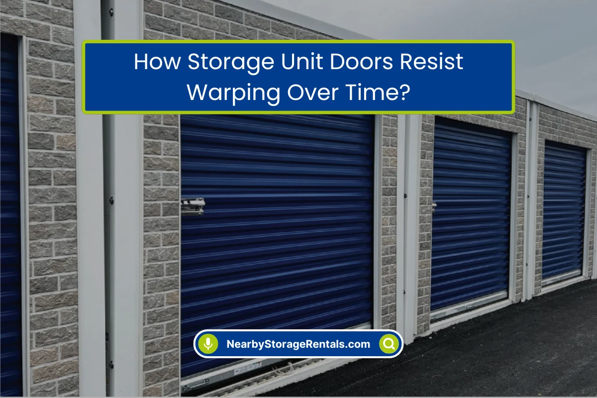 Storage Unit Doors Resist Warping Over Time