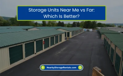 Storage Units Near Me vs Far: Which Is Better? (2026)