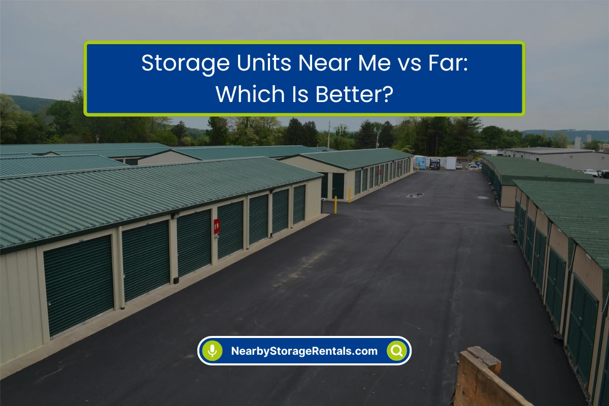 Storage Units Near vs Far Which Is Better