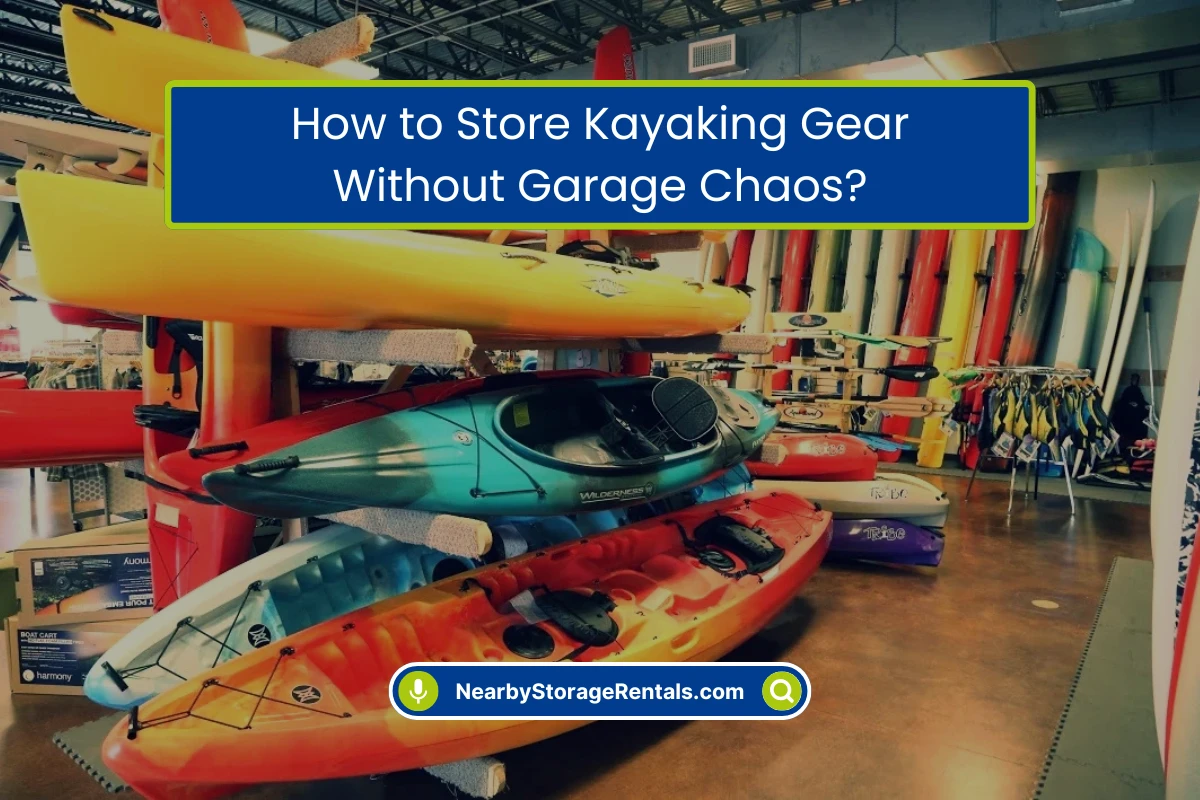 Store Kayaking Gear Without Garage Chaos Store Kayaking Gear Without Garage Chaos