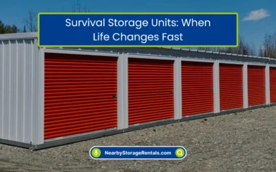 Survival Storage Units: When Life Changes Fast (2026)