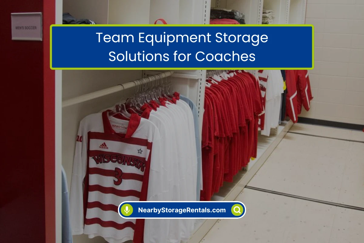 Team Equipment Storage Solutions for Coaches & Parents