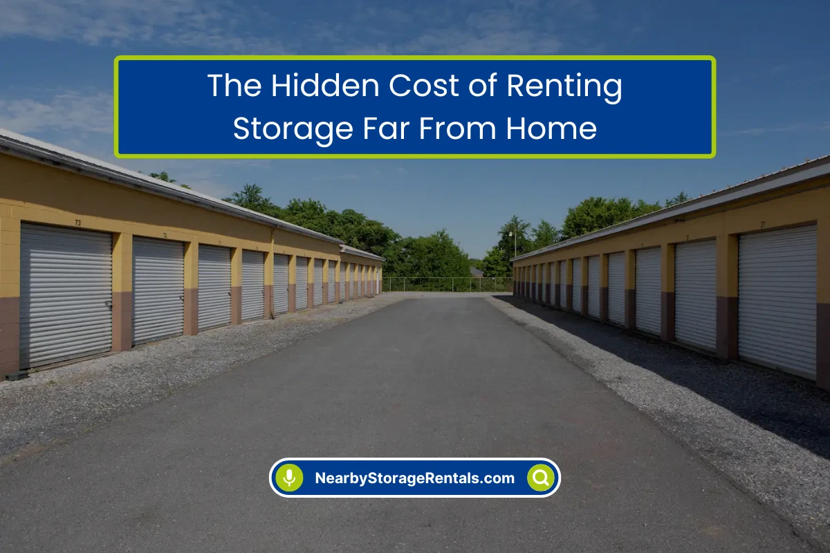 The Real Cost of Renting Storage Too Far From Home