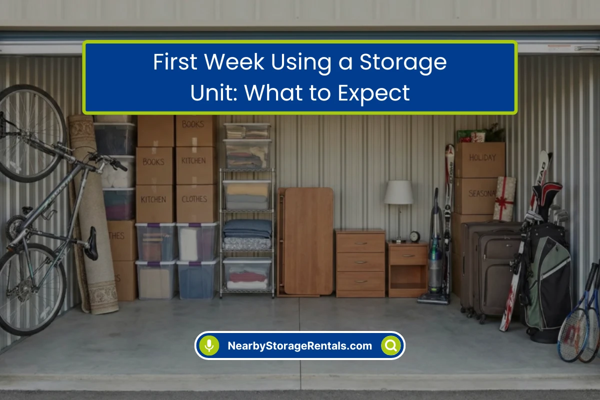 What Happens in Your First Week of Storage Use