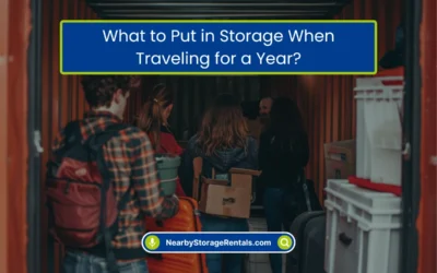 What to Put in Storage When Traveling for a Year? (2026)